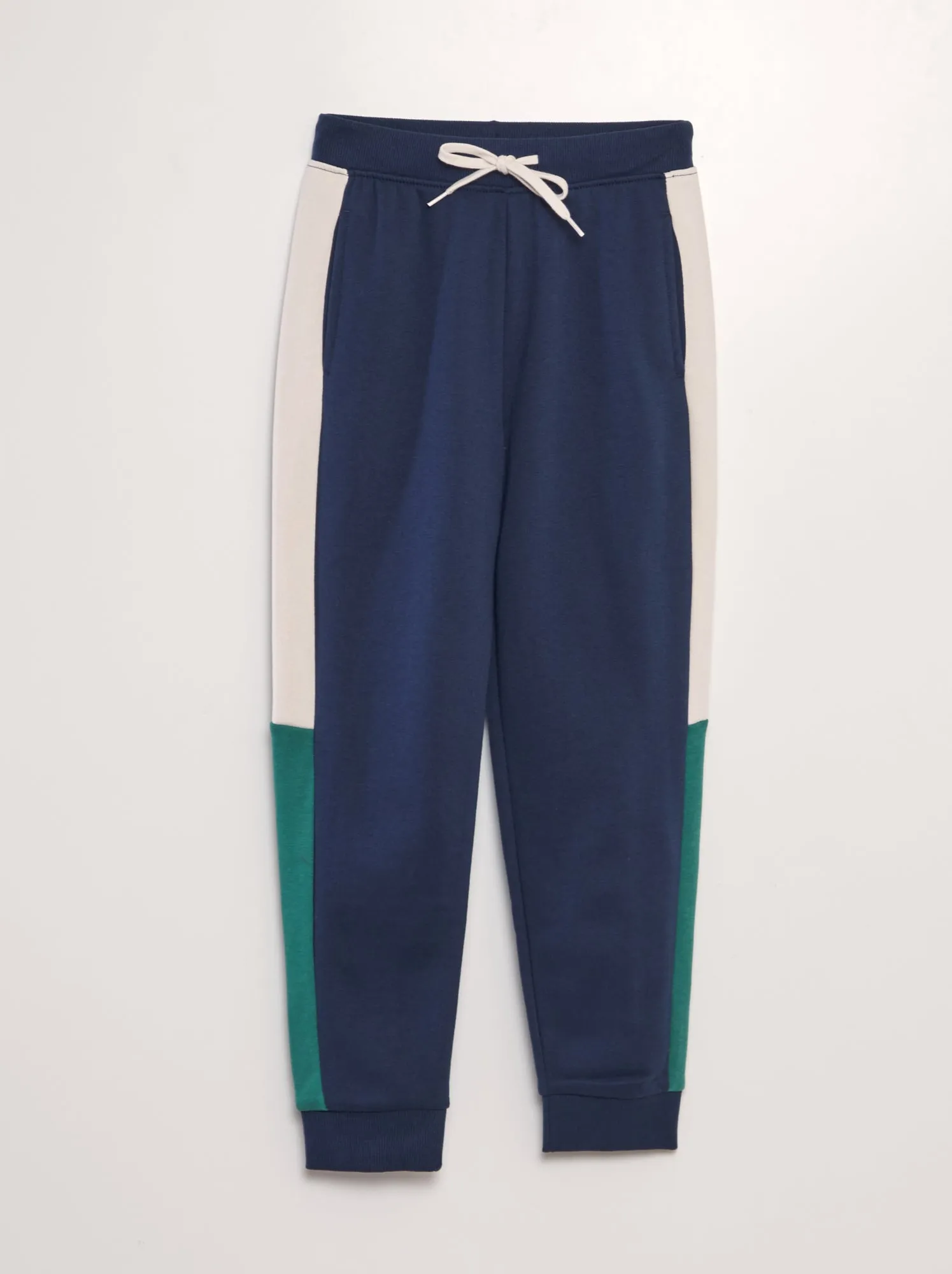 Set di 2 joggers in tessuto felpato - VERDE