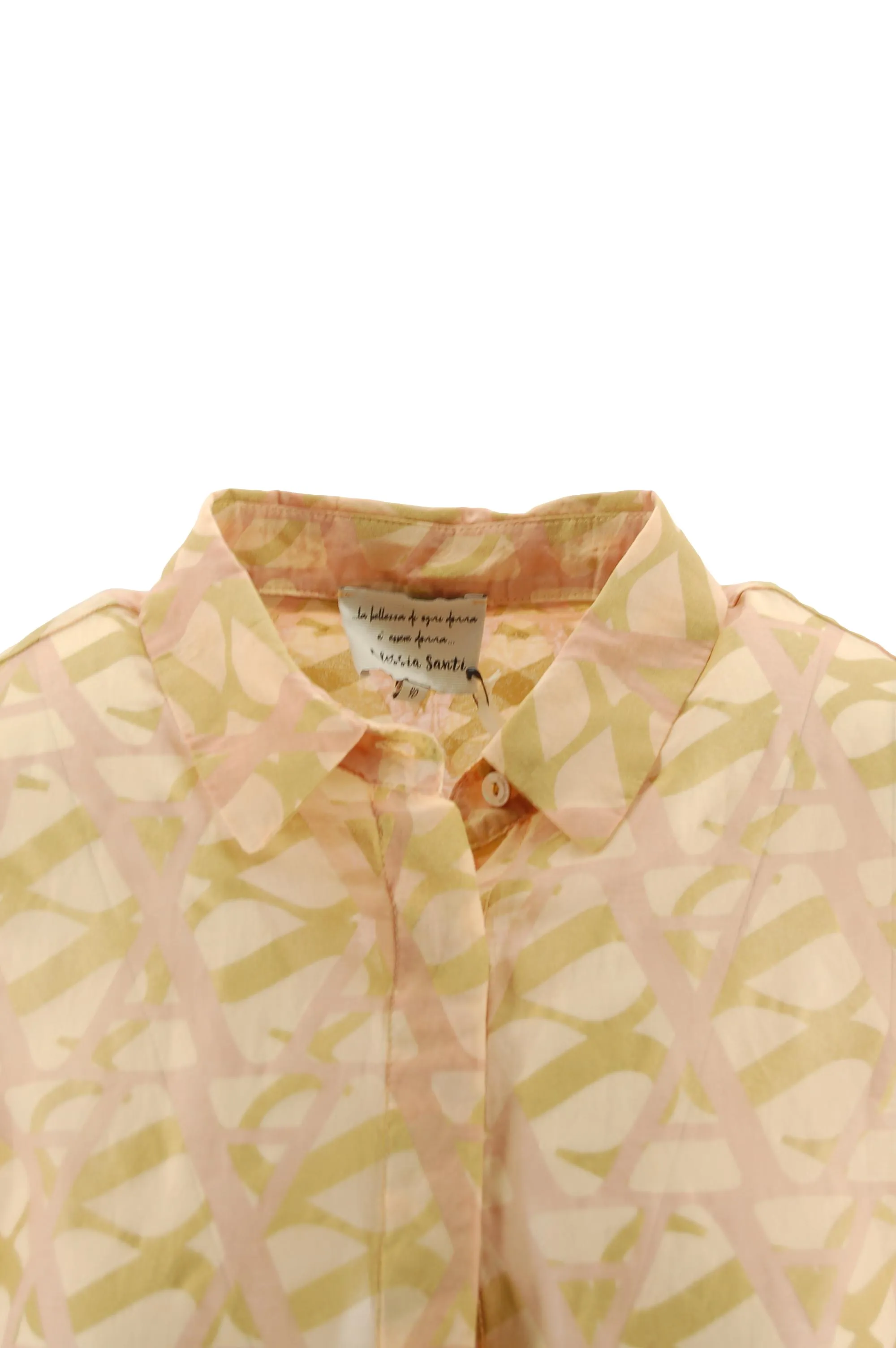 Shirt with Alessia Santi Pattern / Beige