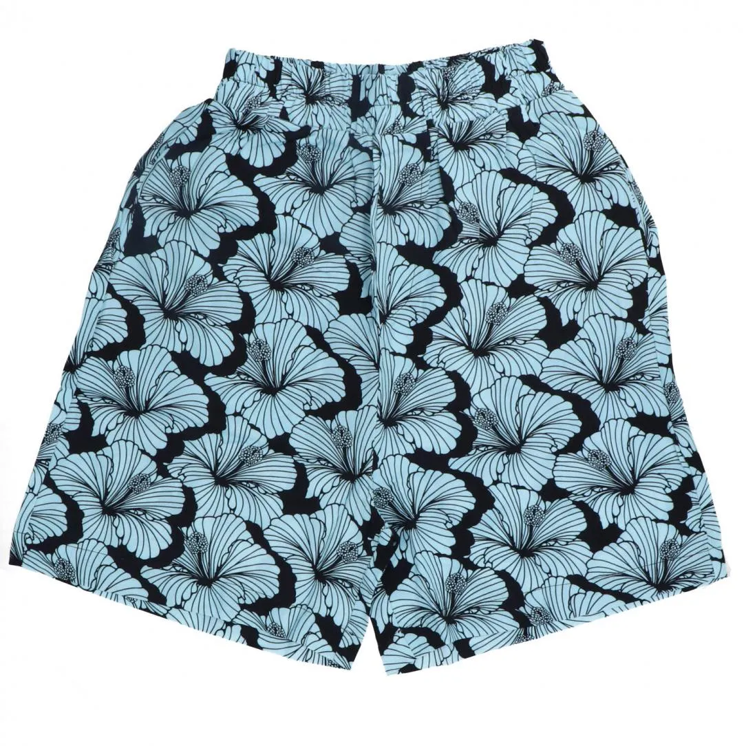 SHORT STAMPA VISCOSA Azzurro