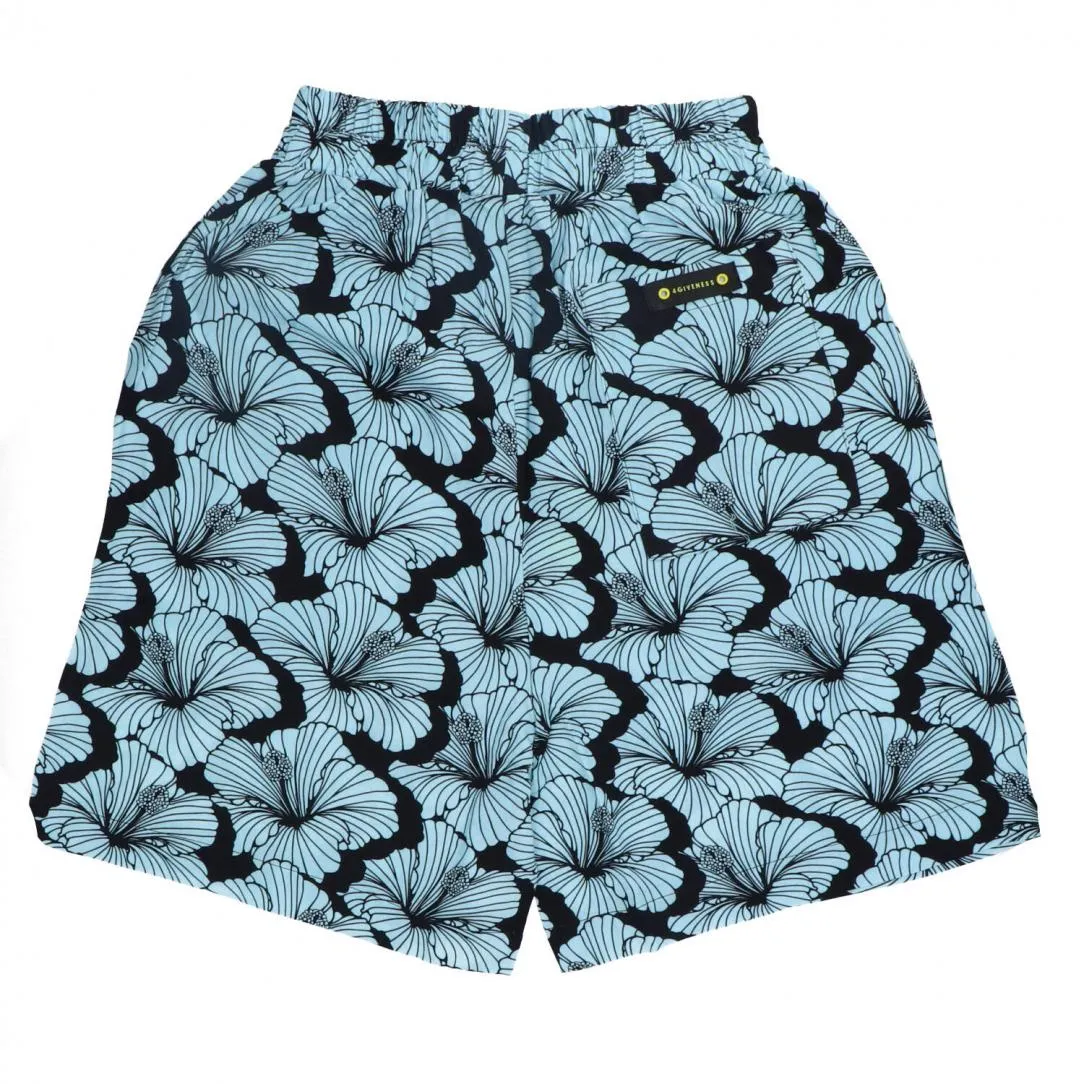 SHORT STAMPA VISCOSA Azzurro