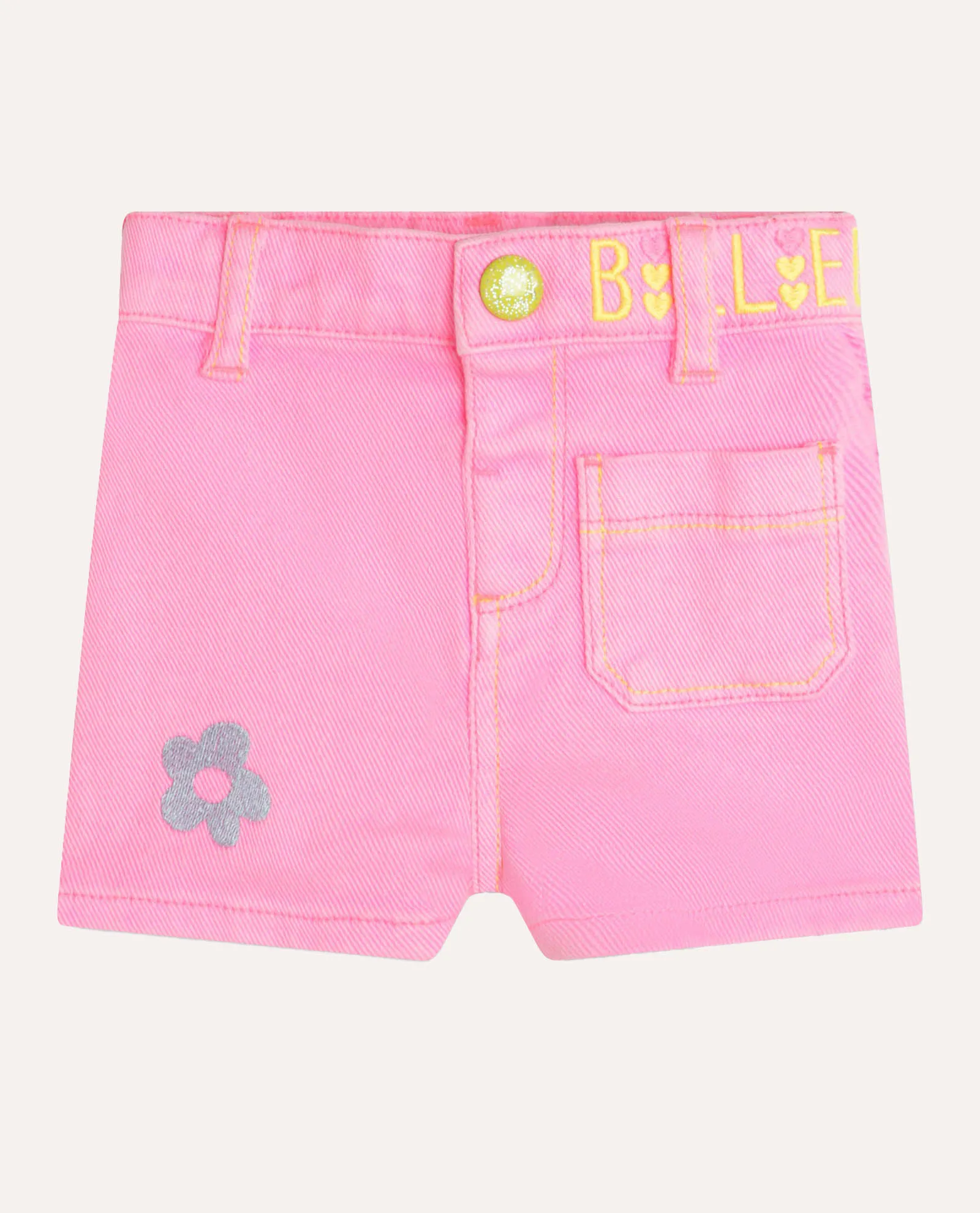 Shorts Billieblush per bambina con tasche e ricami