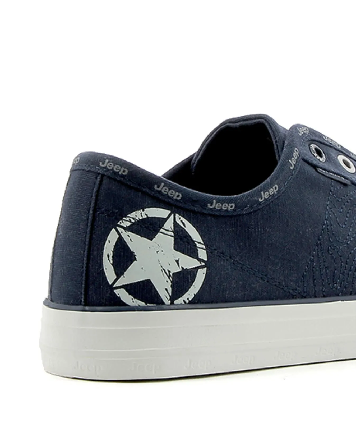 Sneakers blu scuro senza lacci
