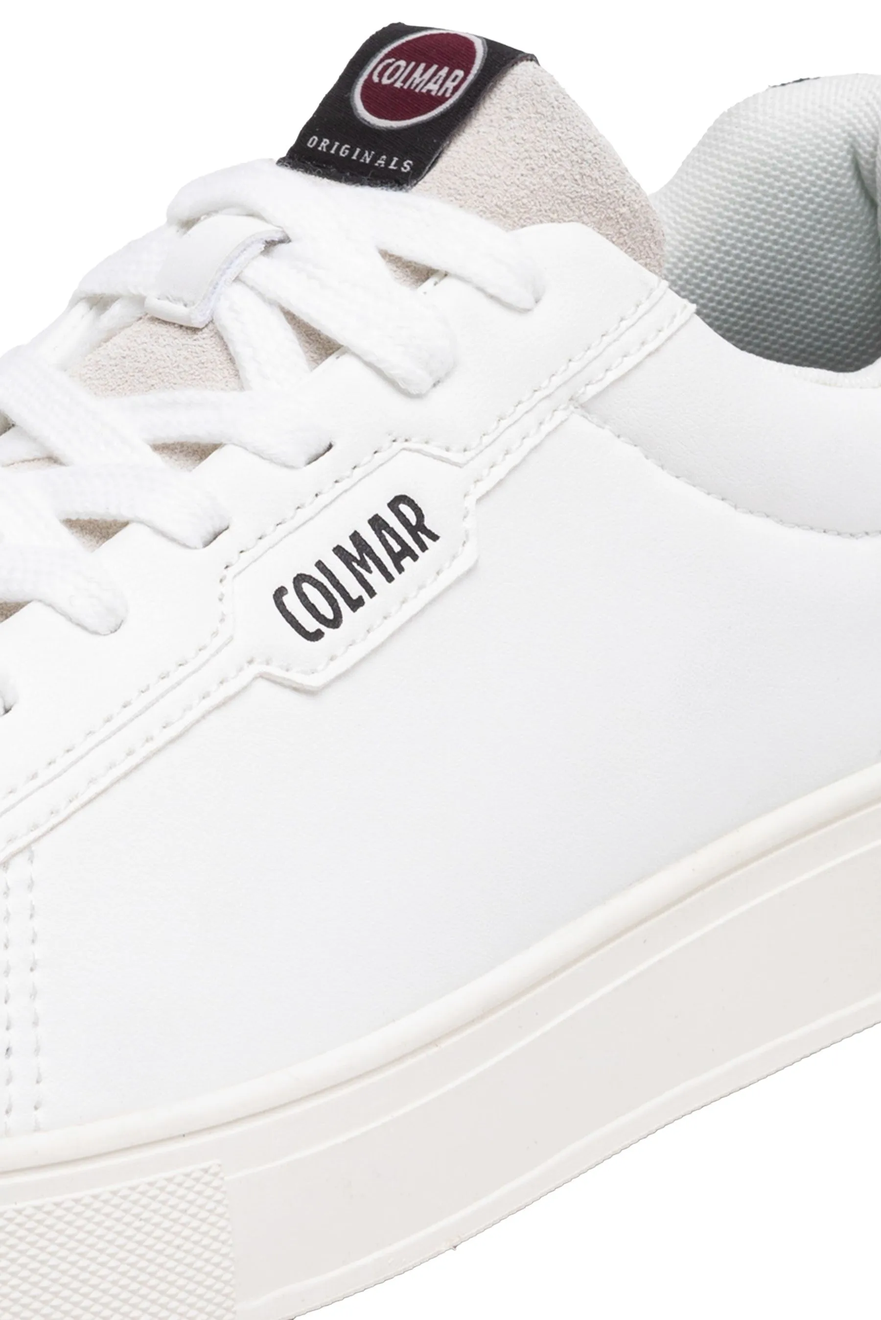 SNEAKERS UOMO COLMAR BATES PLAIN WHITE/BLACK