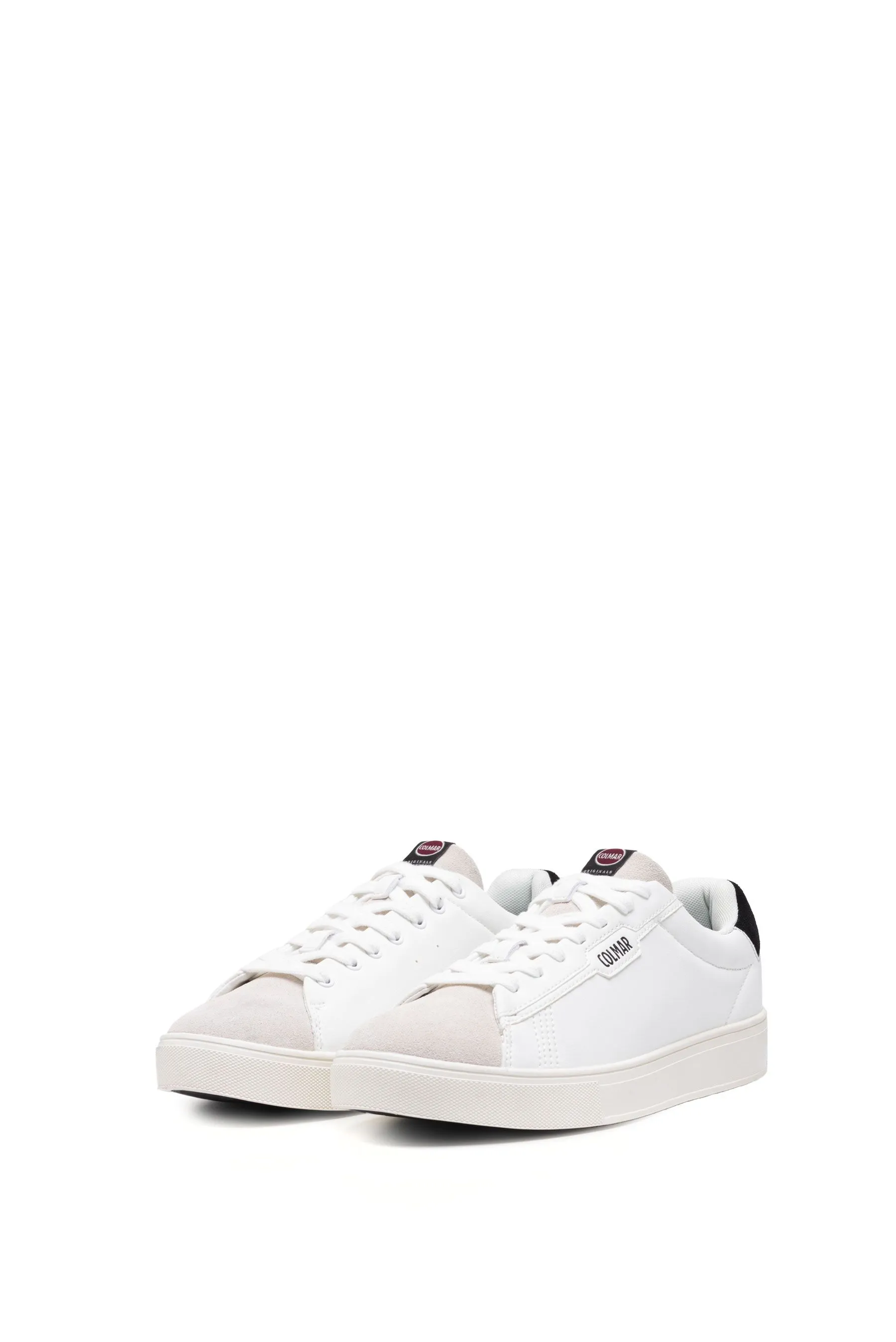 SNEAKERS UOMO COLMAR BATES PLAIN WHITE/BLACK