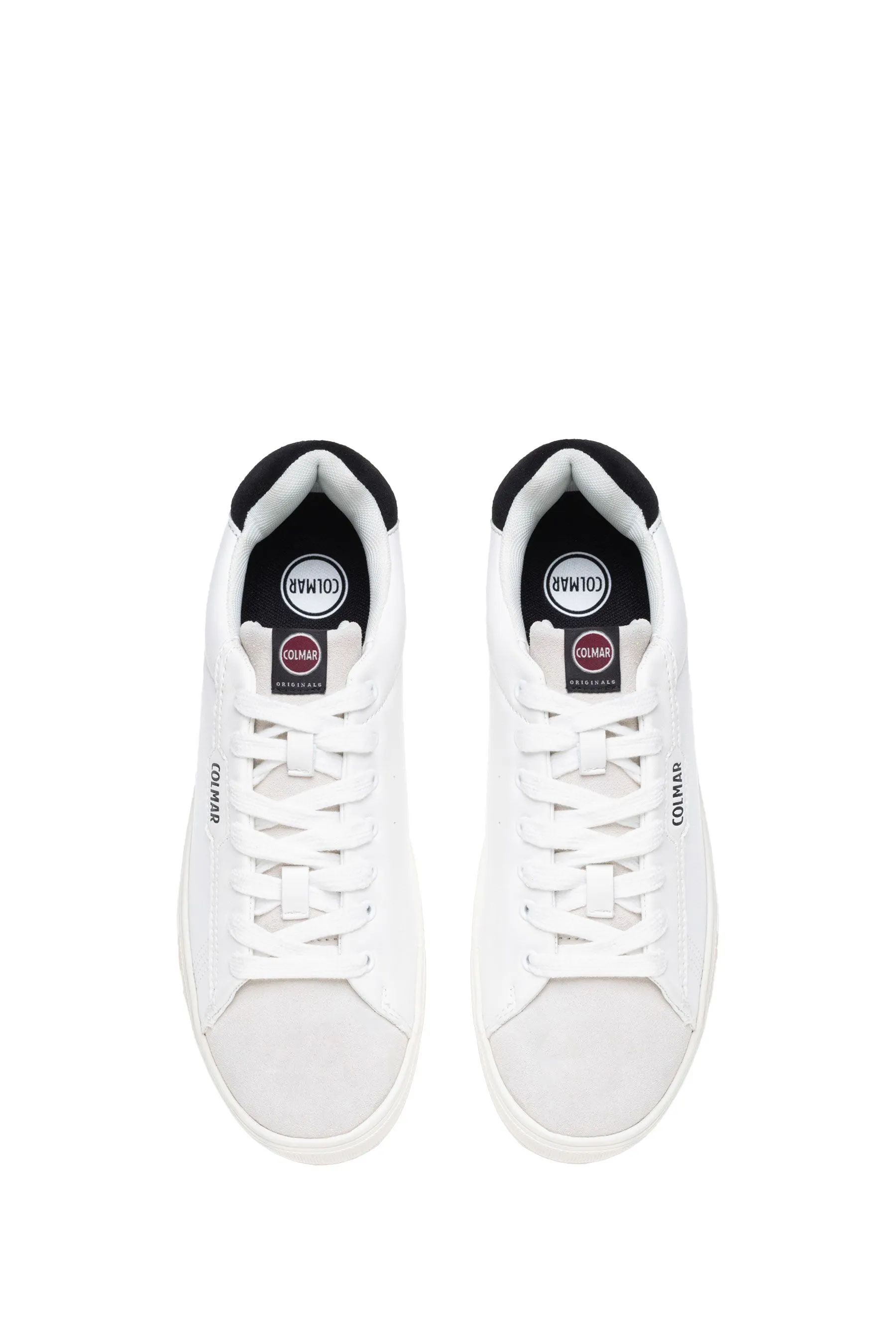 SNEAKERS UOMO COLMAR BATES PLAIN WHITE/BLACK