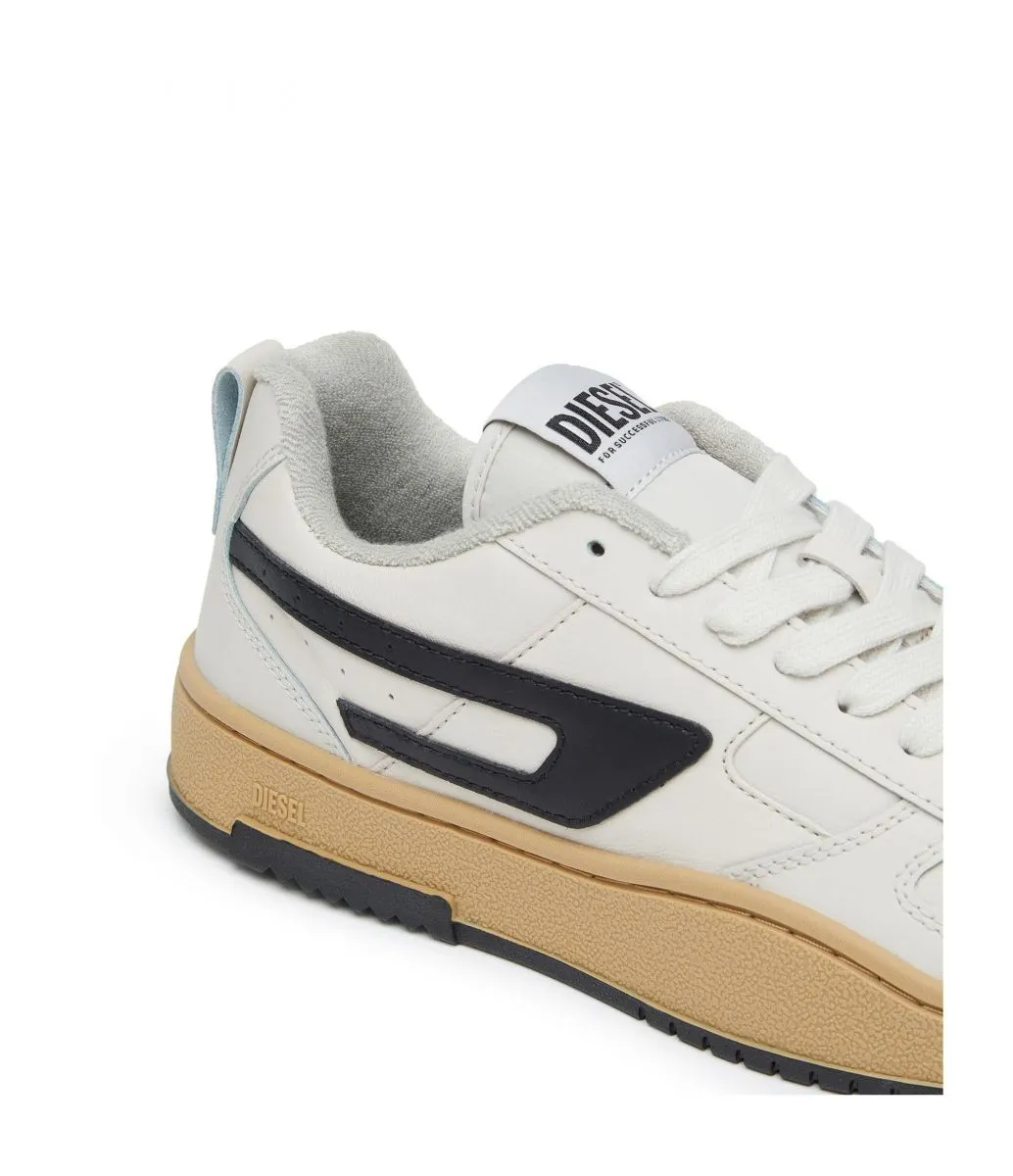 SNEAKERS Uomo DIESEL Y03204-P5576 S-UKIYO V2 LOW H9771 WHITE/BLACK GUM SOLE