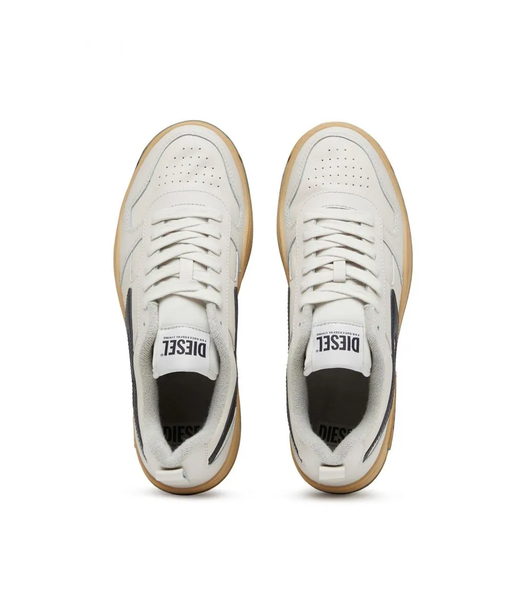 SNEAKERS Uomo DIESEL Y03204-P5576 S-UKIYO V2 LOW H9771 WHITE/BLACK GUM SOLE