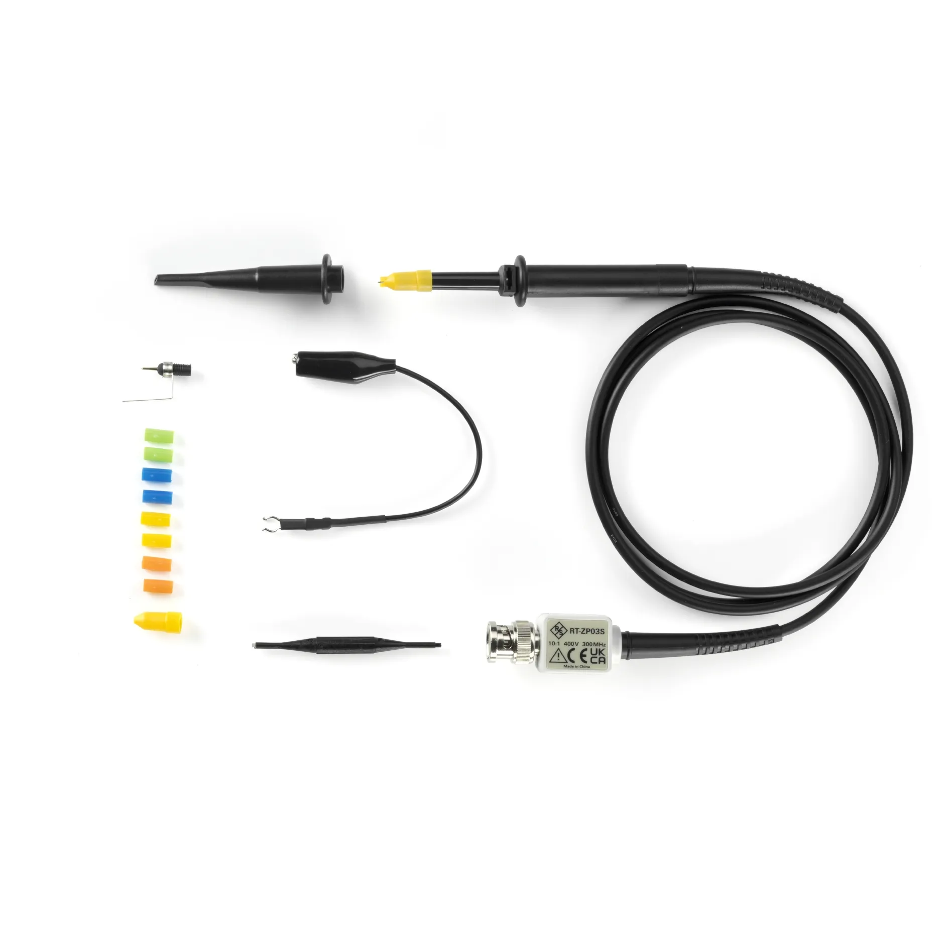 Sonda per oscilloscopio Rohde & Schwarz RT-ZP03S, 300MHz, attenuazione 1:10