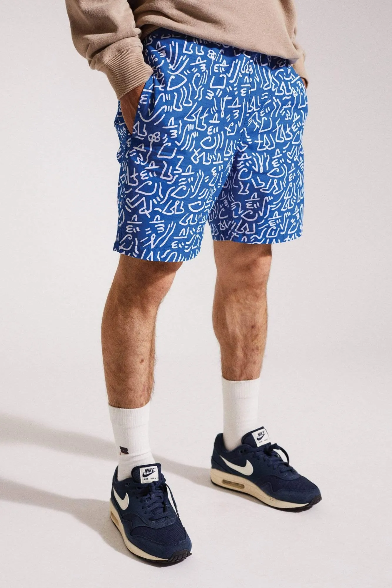 Steady Elastic Wb Short Royal/White