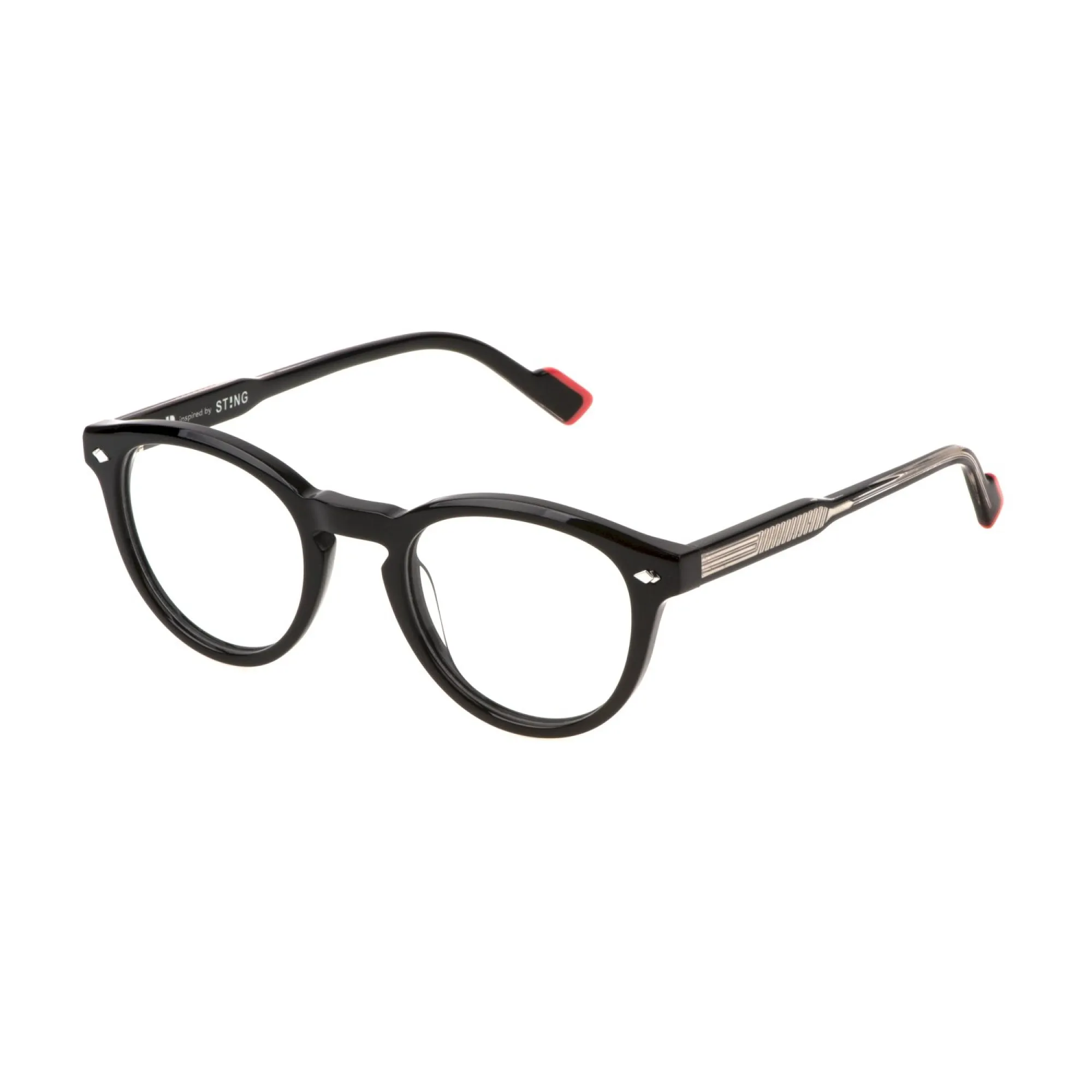   Sting VST505L - 700L Nero Lucido | Occhiale Da Vista Unisex 