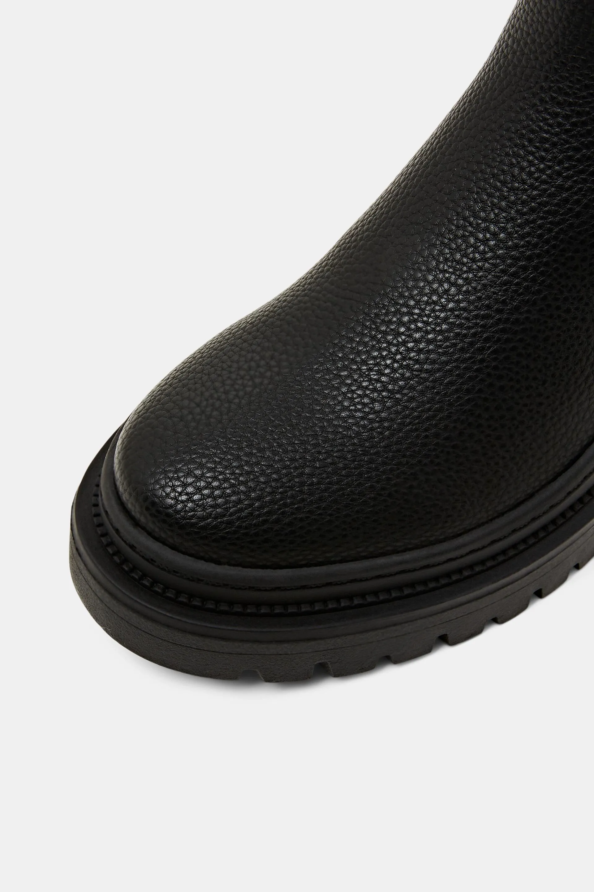 Stivali chunky in similpelle