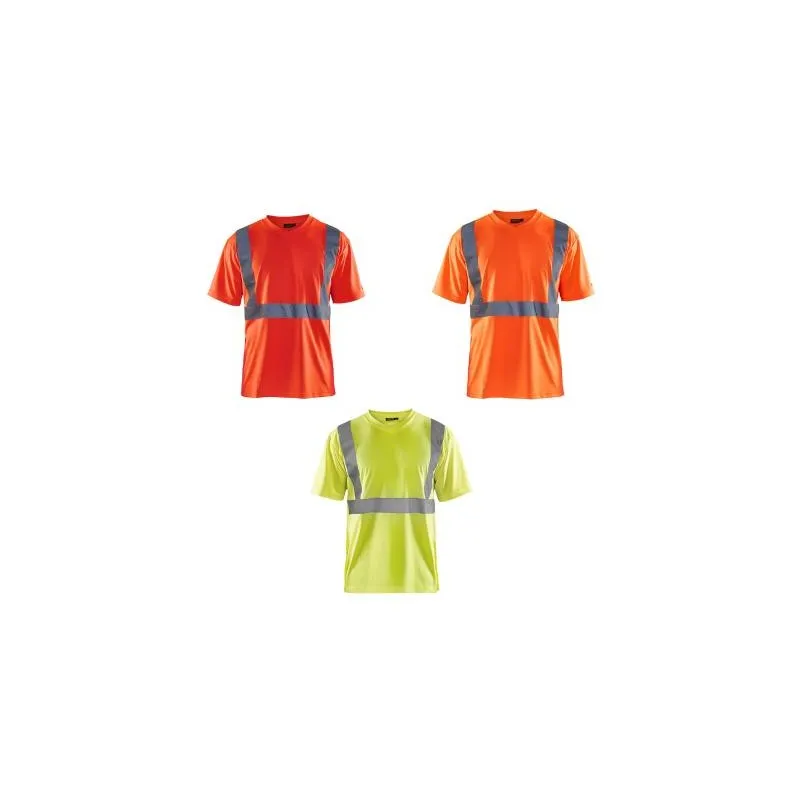 T-Shirt da Lavoro Alta Visibilità Blaklader scollo a V maniche corte 331310093300L