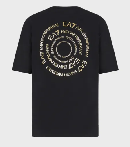 T-shirt EA7 Emporio Armani 3RPT12 0208 Nero Oro