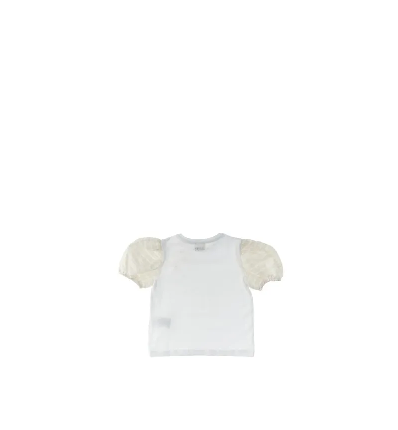 T-shirt maniche sbuffo