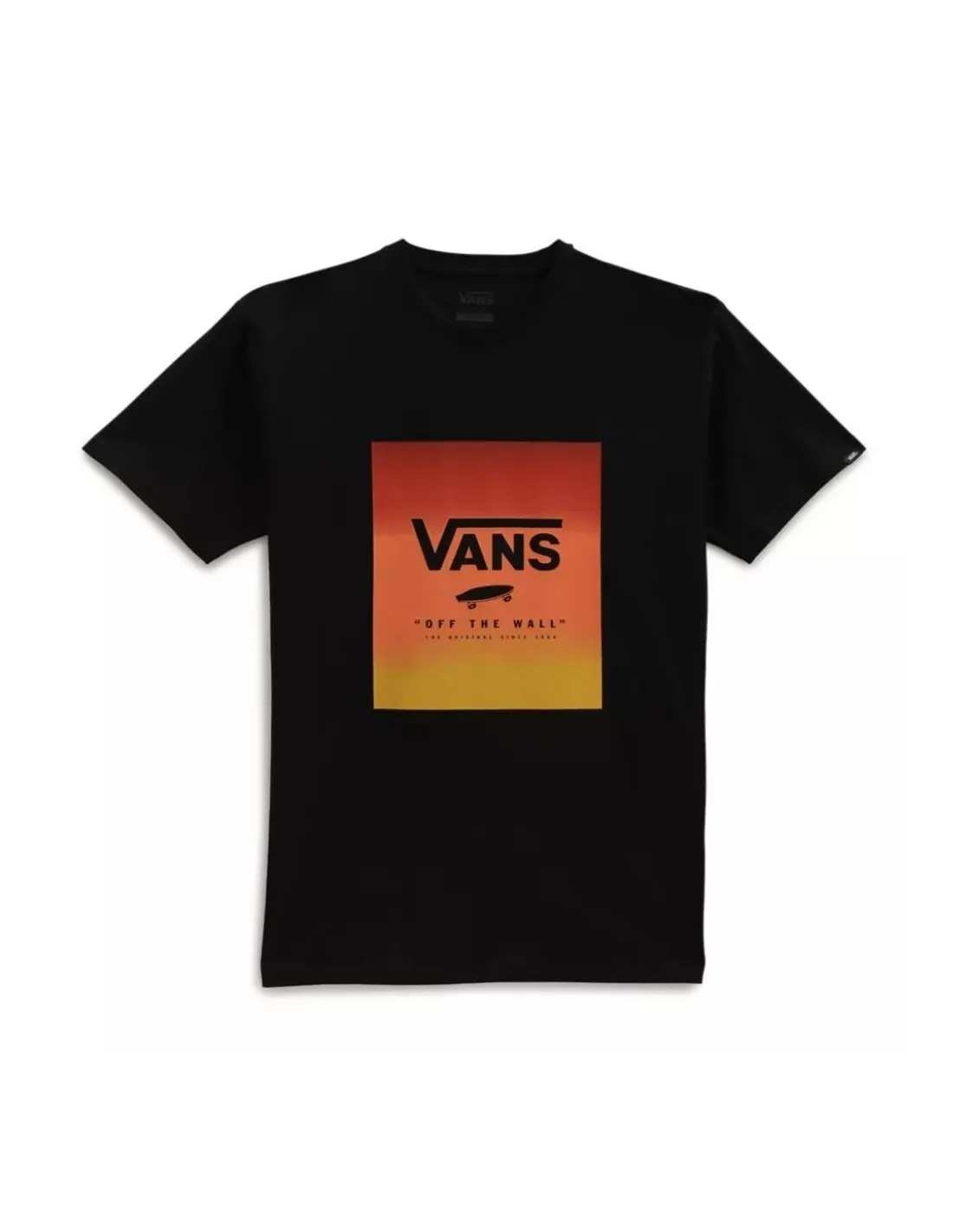 T-shirt Vans Mn Classic Print Box Black / Melon Gradient
