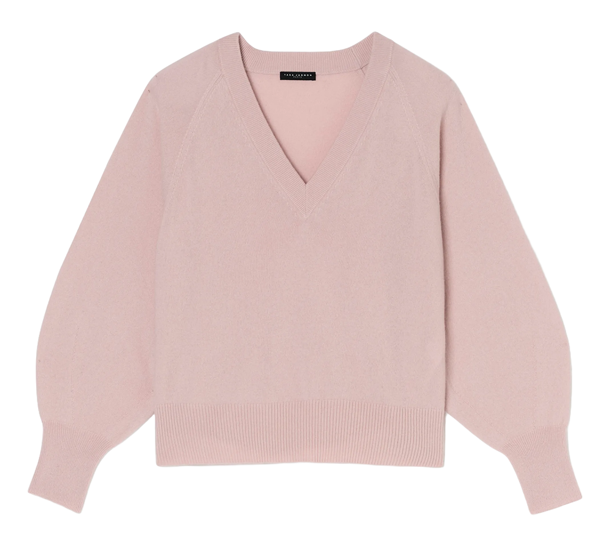  TARA JARMON   PAZ - Maglione collo a V in cachemire | Rosa