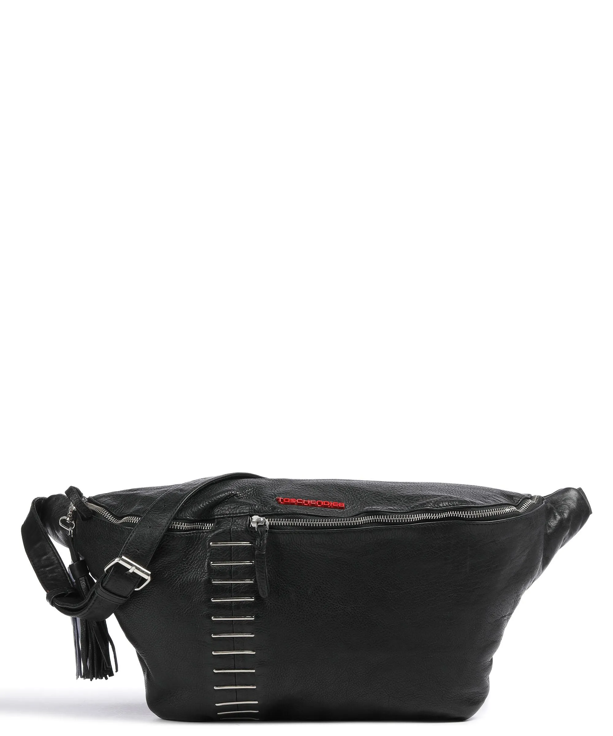  Taschendieb Wien Domgasse 5 Borsa sling morbida pelle bovina nero  