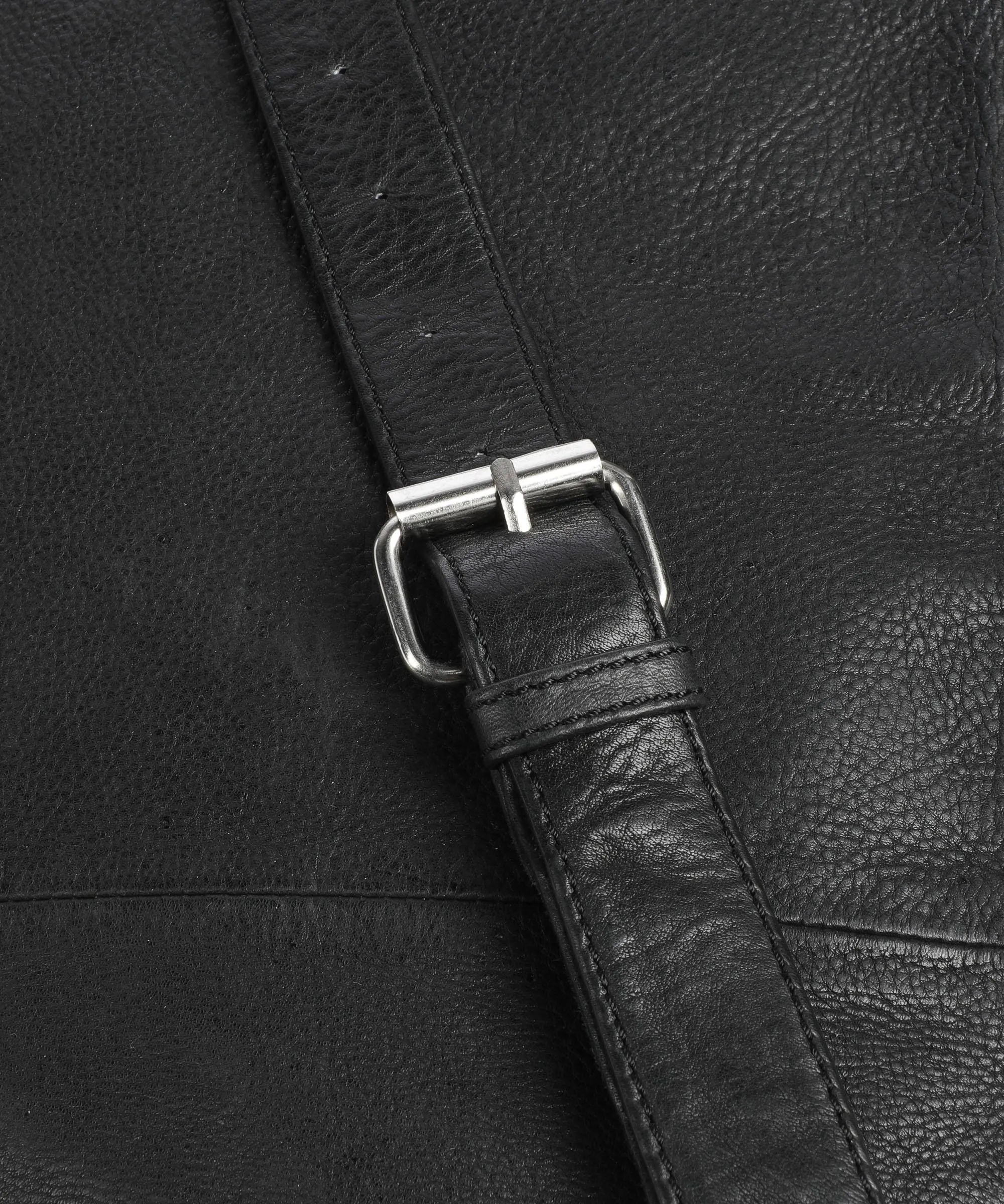  Taschendieb Wien Domgasse 5 Borsa sling morbida pelle bovina nero  