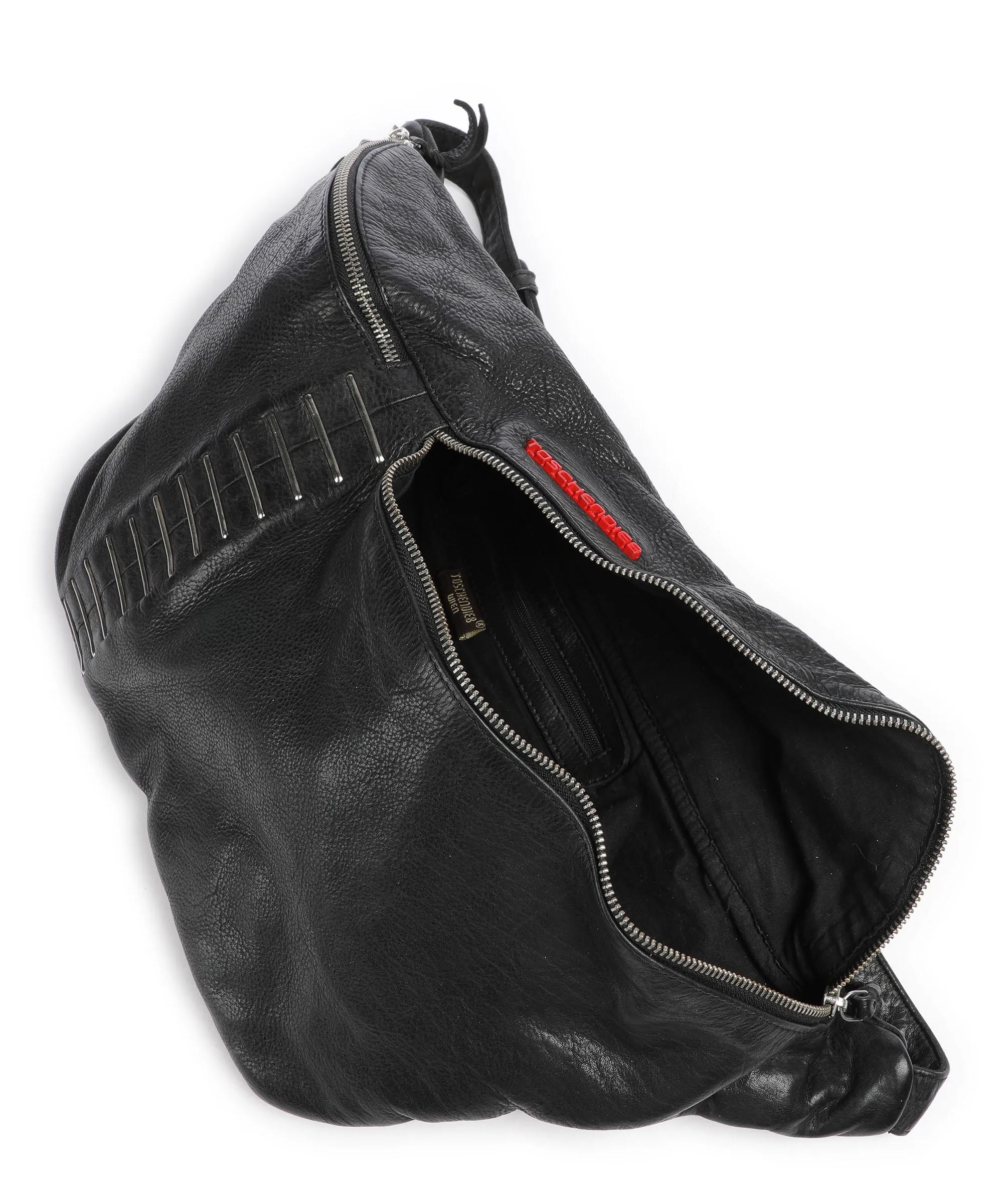 Taschendieb Wien Domgasse 5 Borsa sling morbida pelle bovina nero  