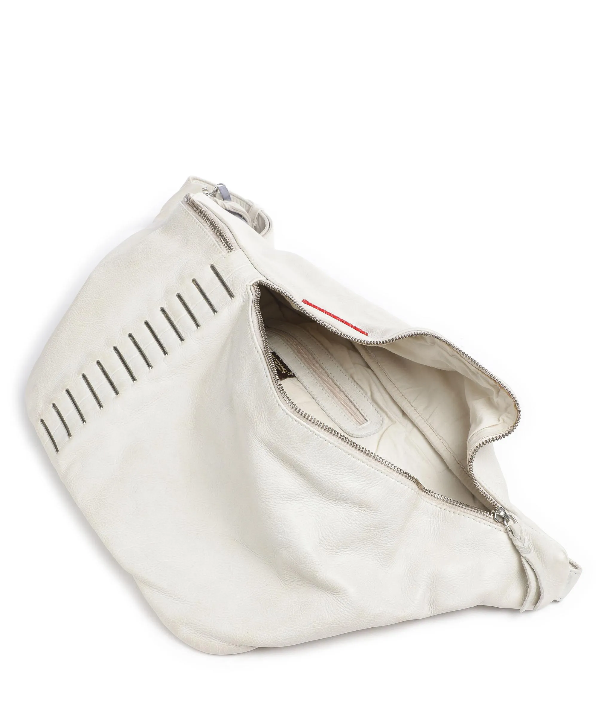  Taschendieb Wien Domgasse 5 Borsa sling morbida pelle bovina sabbia  