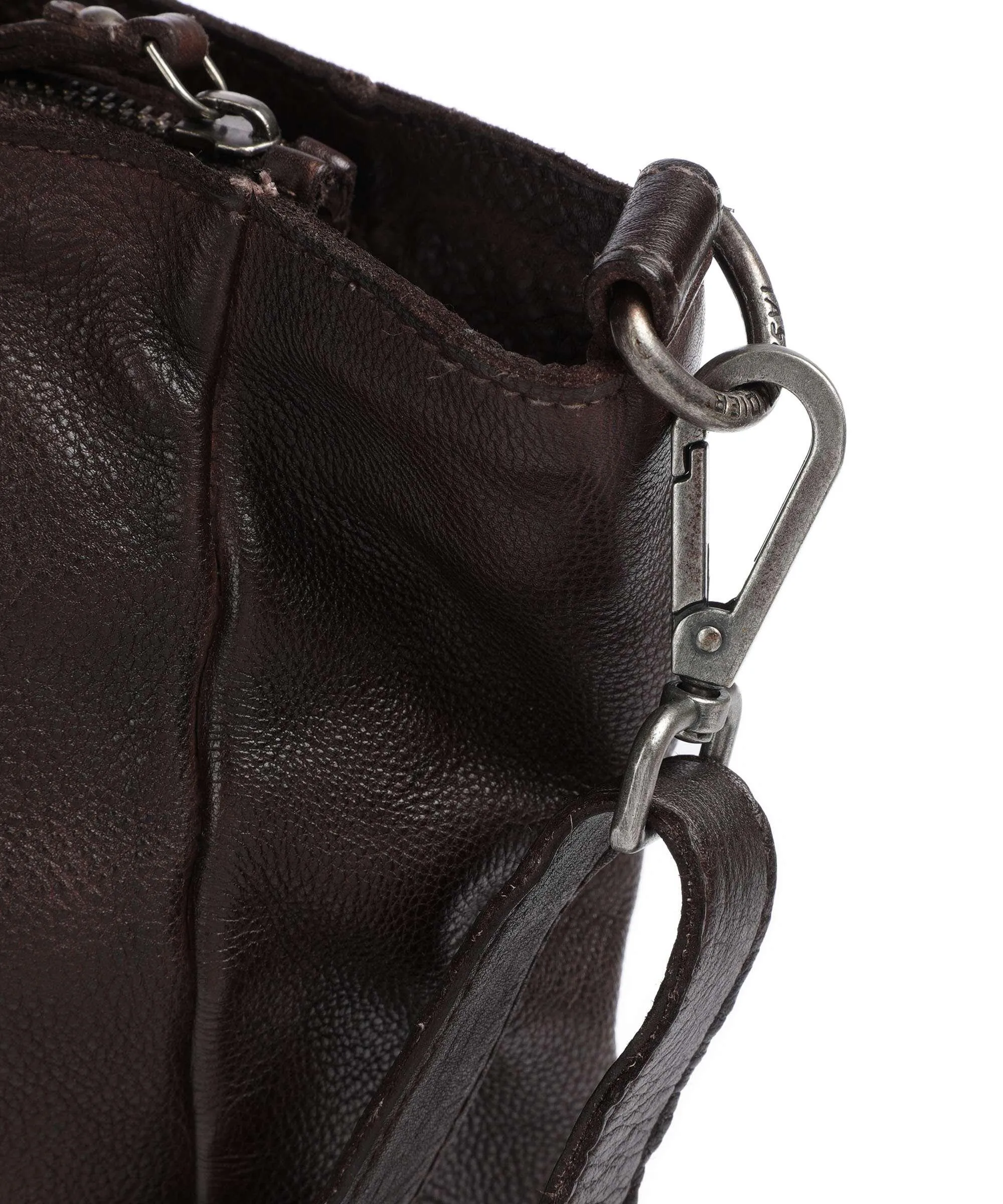  Taschendieb Wien Dorotheagasse 2 Borsa a spalla pelle di vacchetta grana cioccolato  