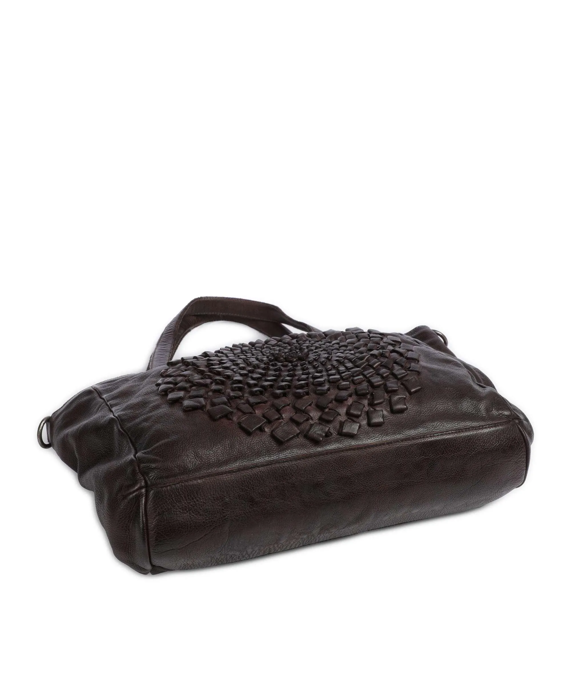  Taschendieb Wien Dorotheagasse 2 Borsa a spalla pelle di vacchetta grana cioccolato  