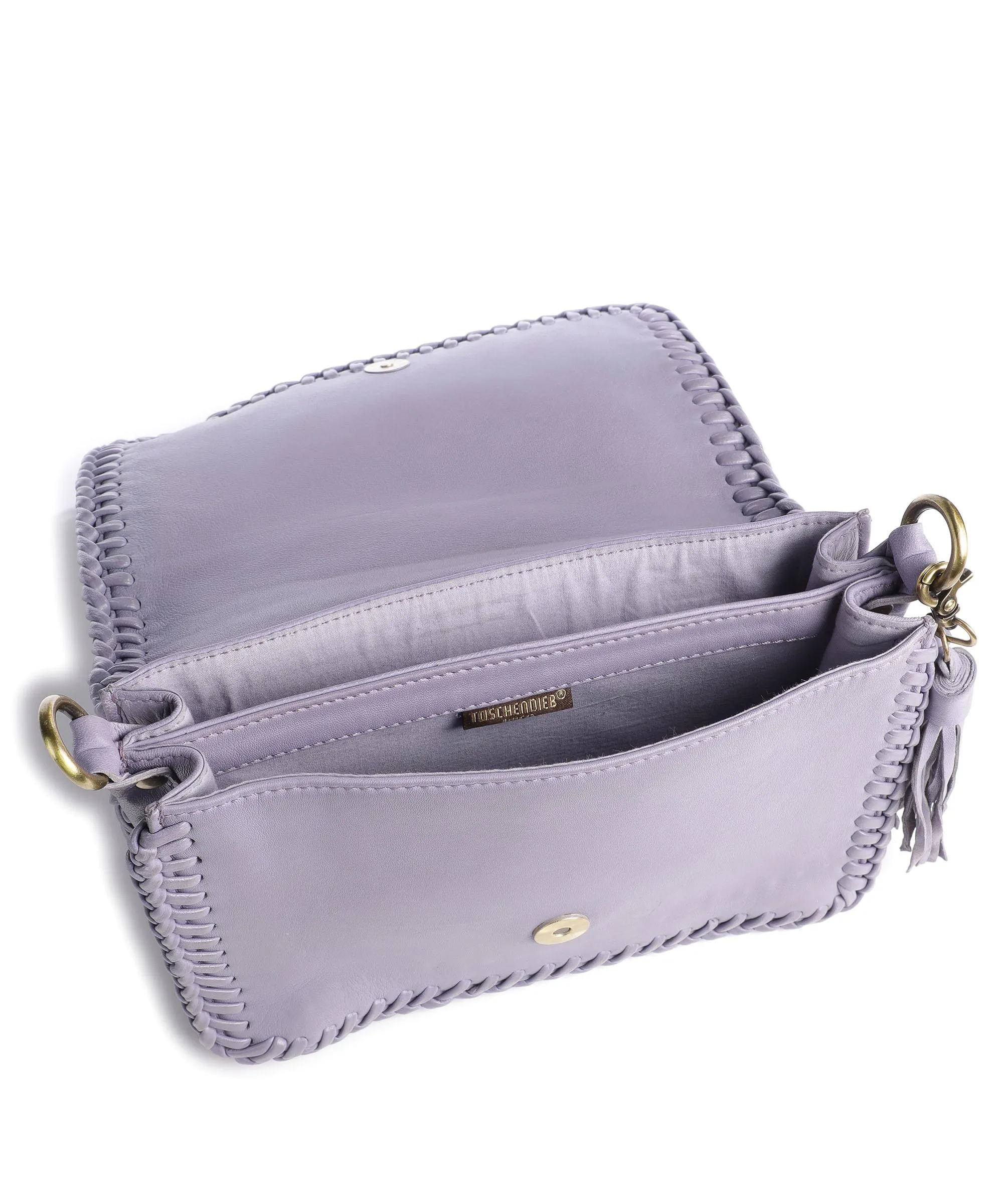  Taschendieb Wien Fürstengasse 4 Borsa a tracolla pelle di pecora lavanda  