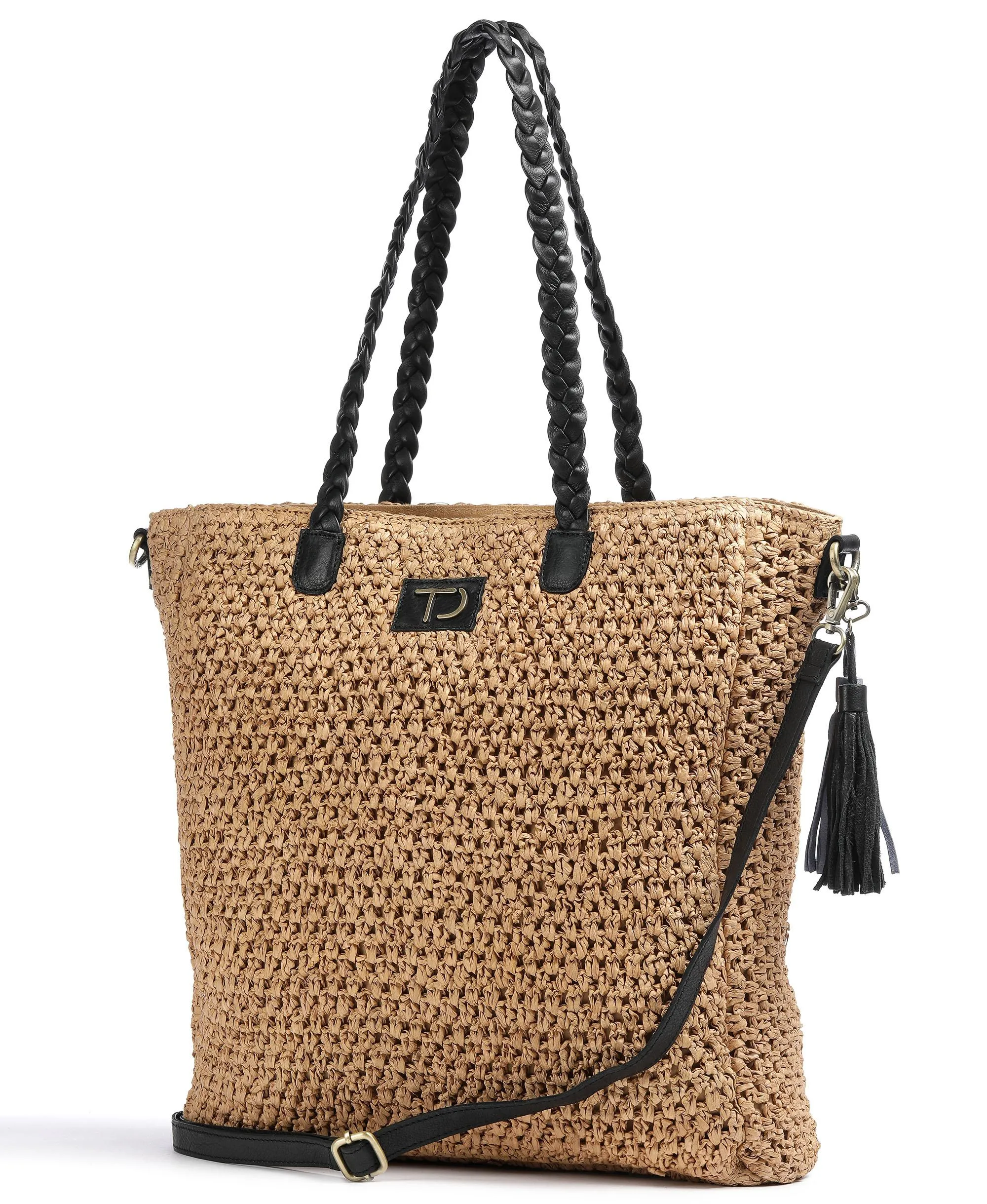  Taschendieb Wien Strandgasse 2 Borsa shopper libro natura/nero  