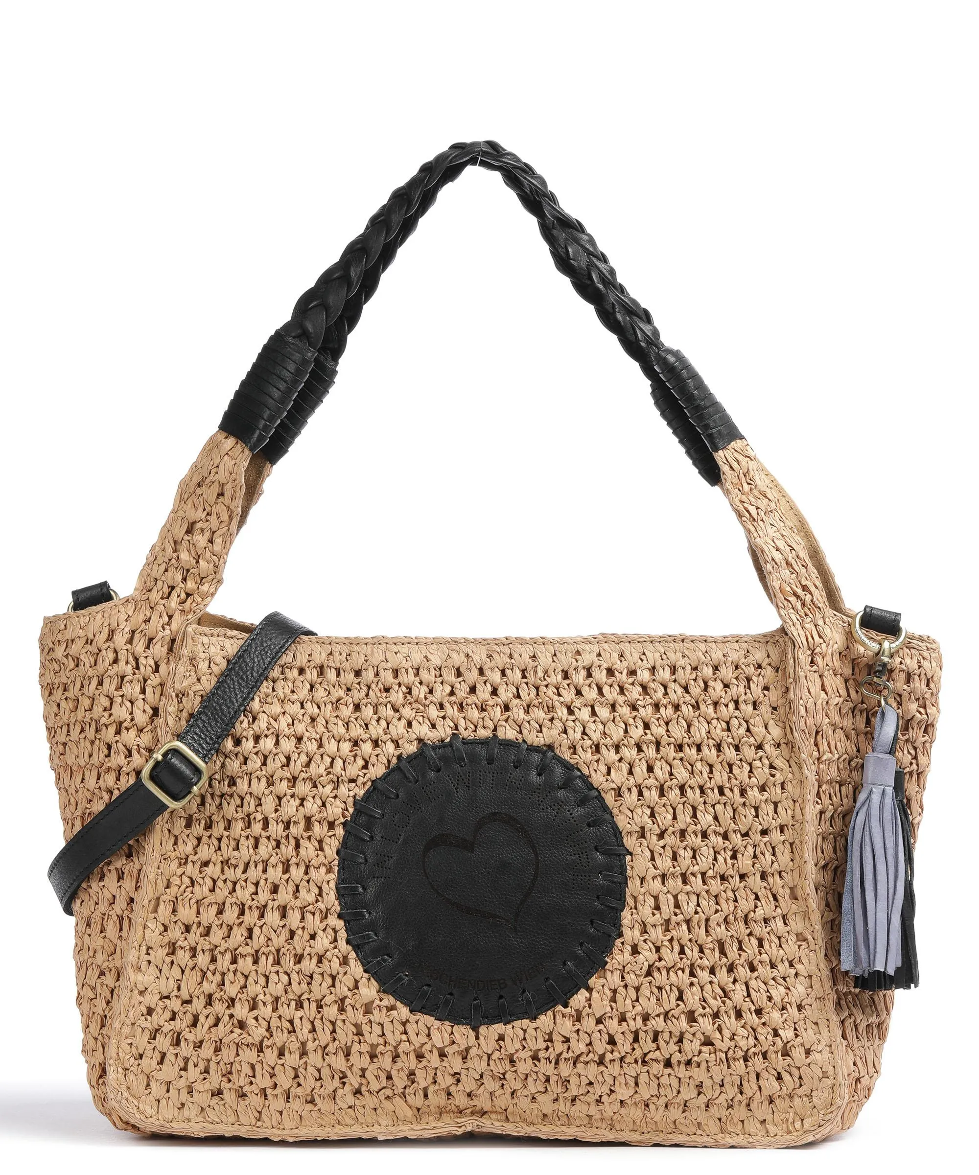  Taschendieb Wien Strandgasse 3 Borsa shopper libro natura/nero  