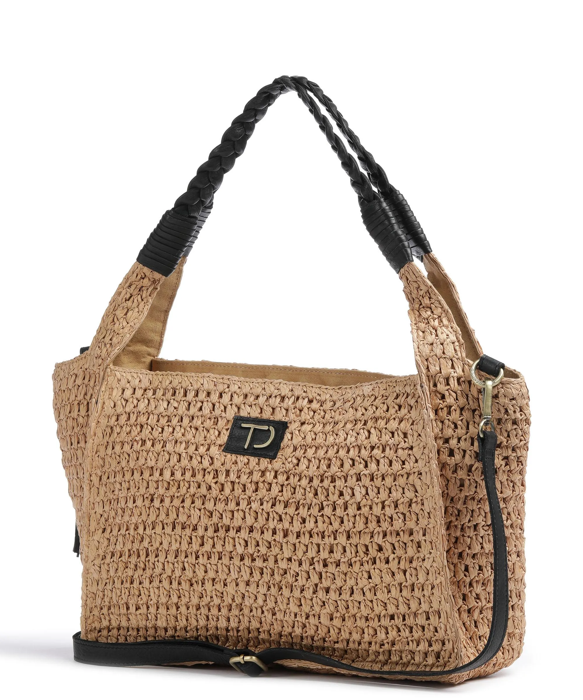  Taschendieb Wien Strandgasse 3 Borsa shopper libro natura/nero  