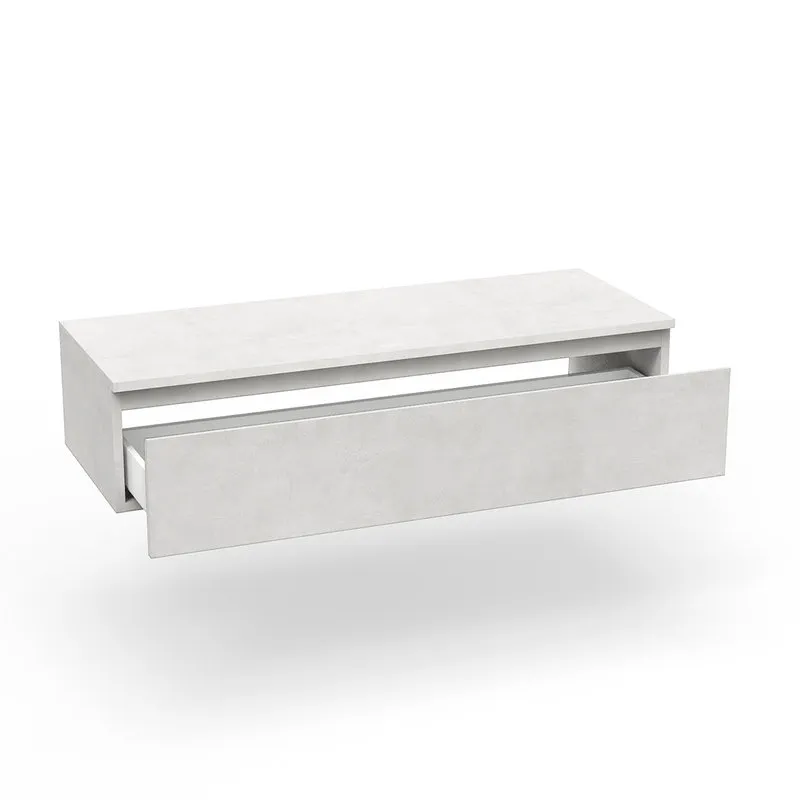 TFT Home Base con top 1 cassetto YOKA, bianco pietra
