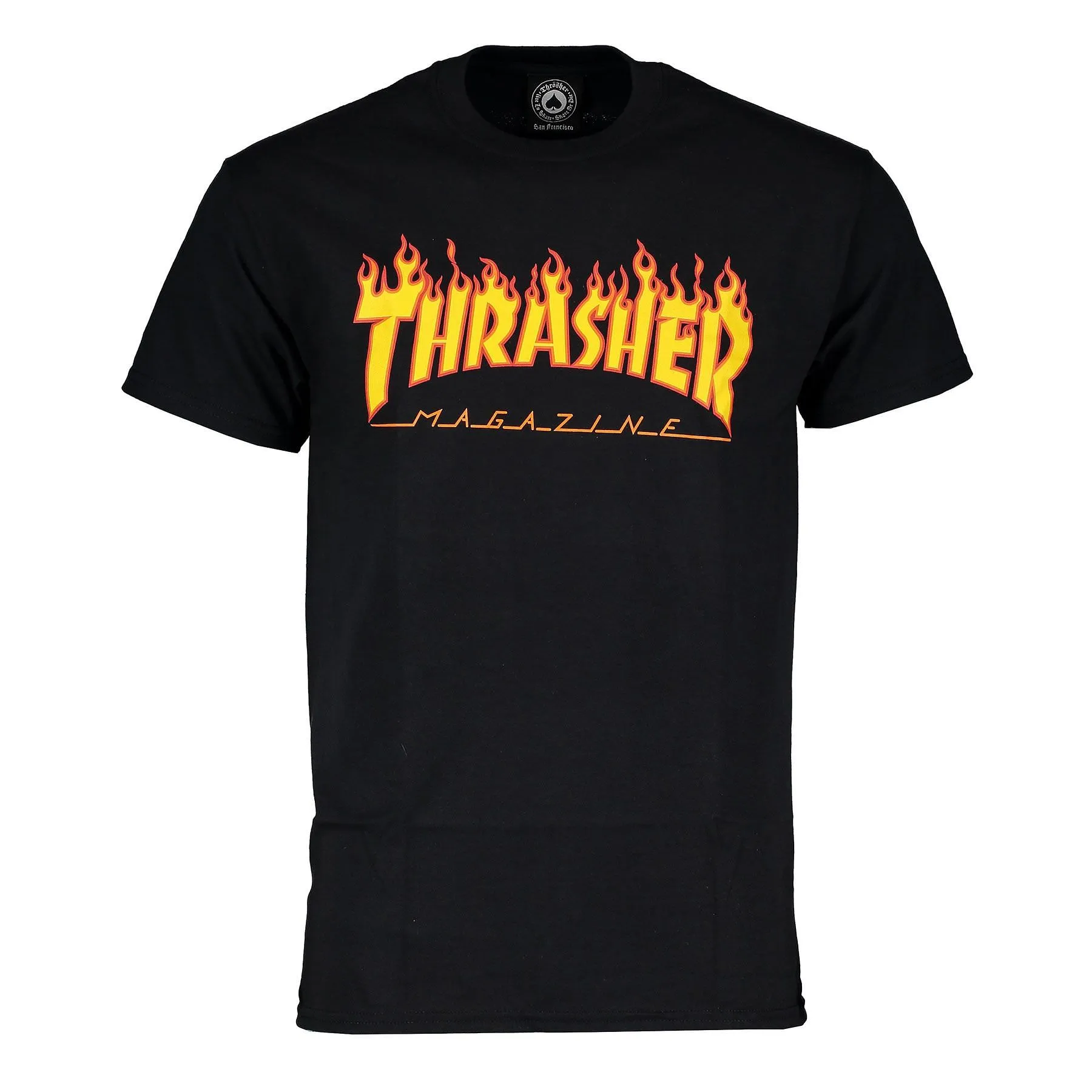      THRASHER T-shirt Thrasher Magazine Flame logo  