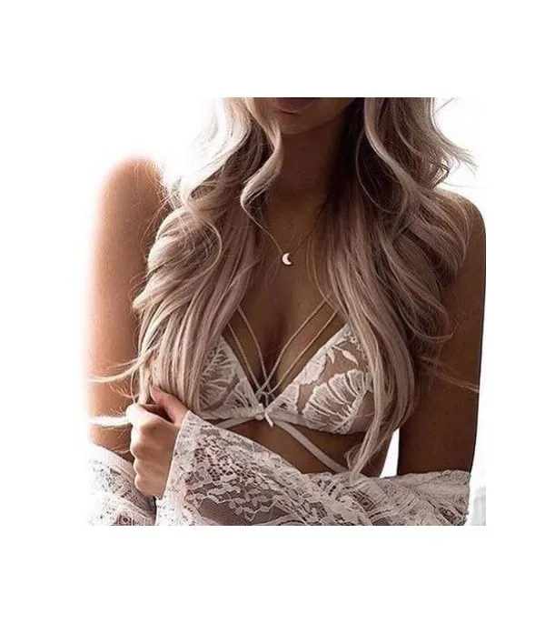 Top pizzo silky pink