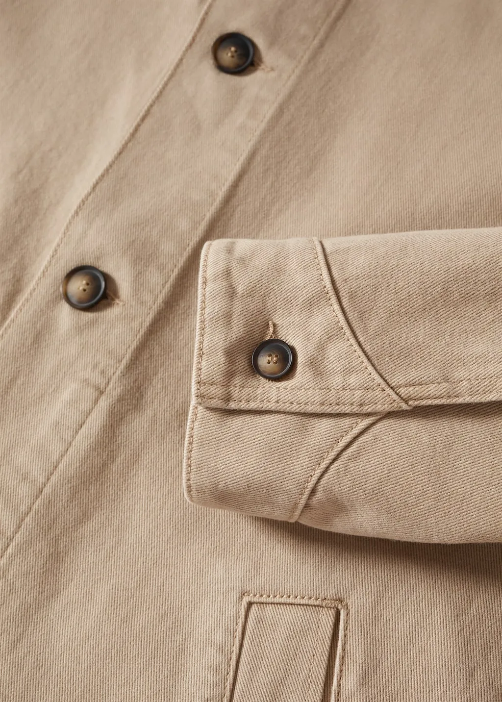 Trench tessuto denim