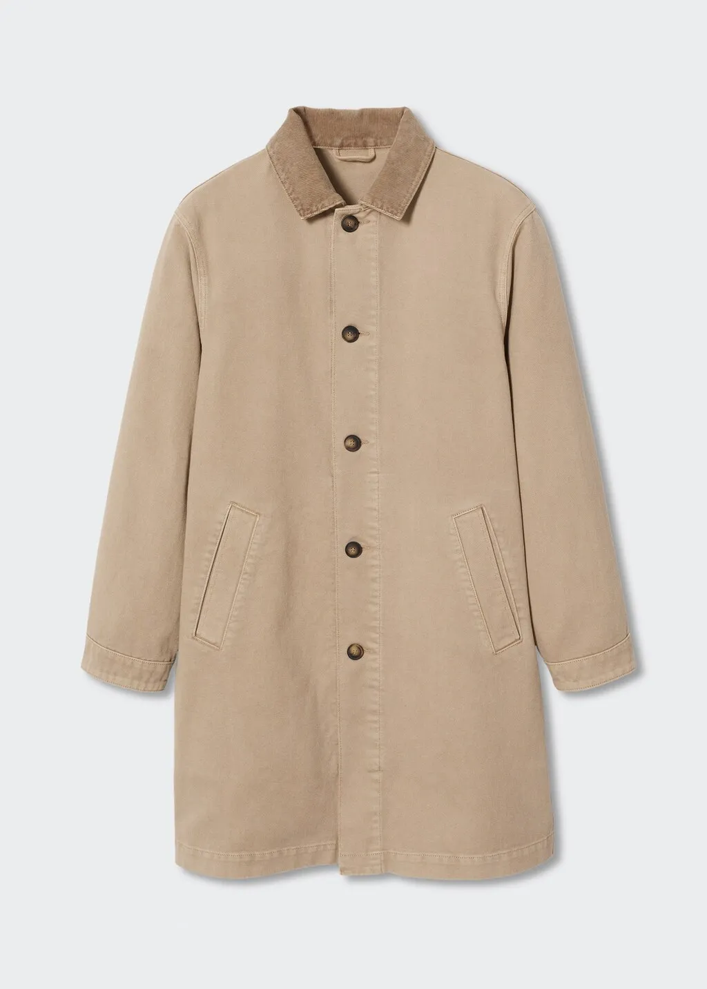 Trench tessuto denim