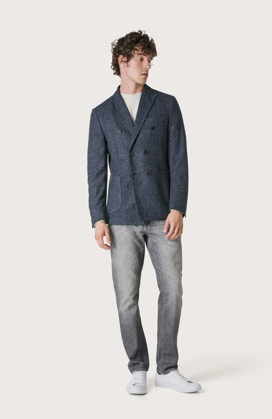 Uomo Seventy Venezia  | Giacca Doppiopetto In Galles