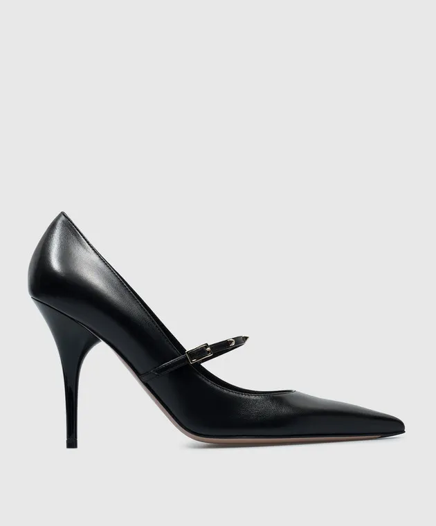 Valentino Décolleté Mary Jane in pelle nera 5W2S0JV0SBQ