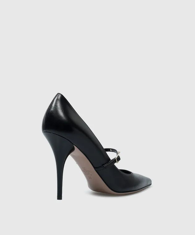 Valentino Décolleté Mary Jane in pelle nera 5W2S0JV0SBQ