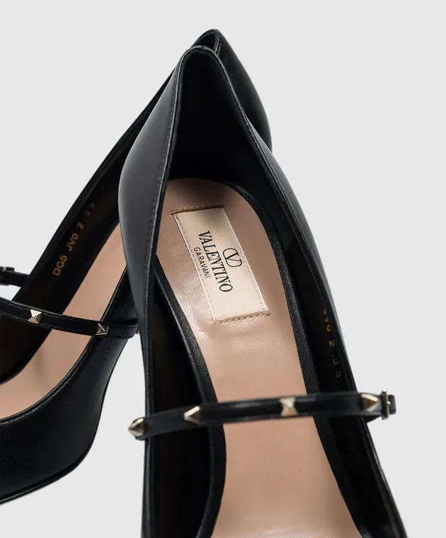 Valentino Décolleté Mary Jane in pelle nera 5W2S0JV0SBQ