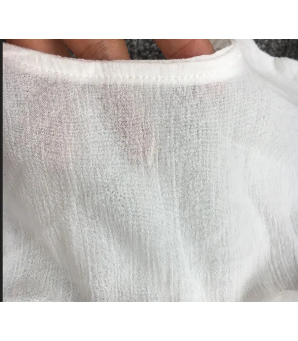 Vestitino baby littepois white