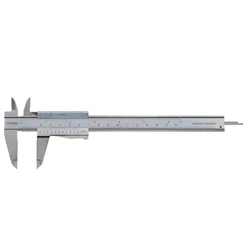 VOGEL CALIBRO MONOBLOCCO TOP LETTURA 0,05 BLOCCO A PULSANTE MM150X40