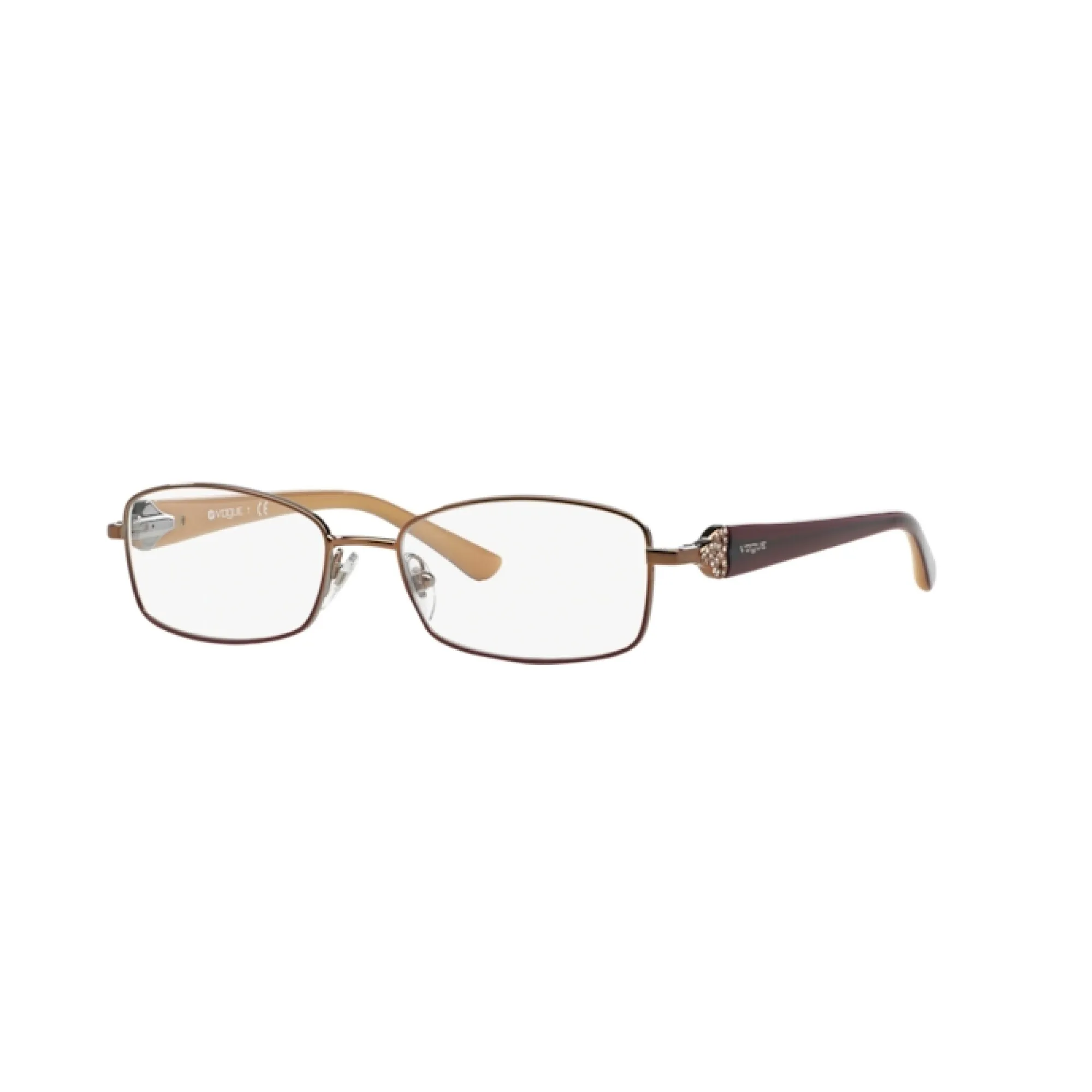   Vogue VO 3845B - 896 Marrone / Rosa | Occhiale Da Vista Donna 