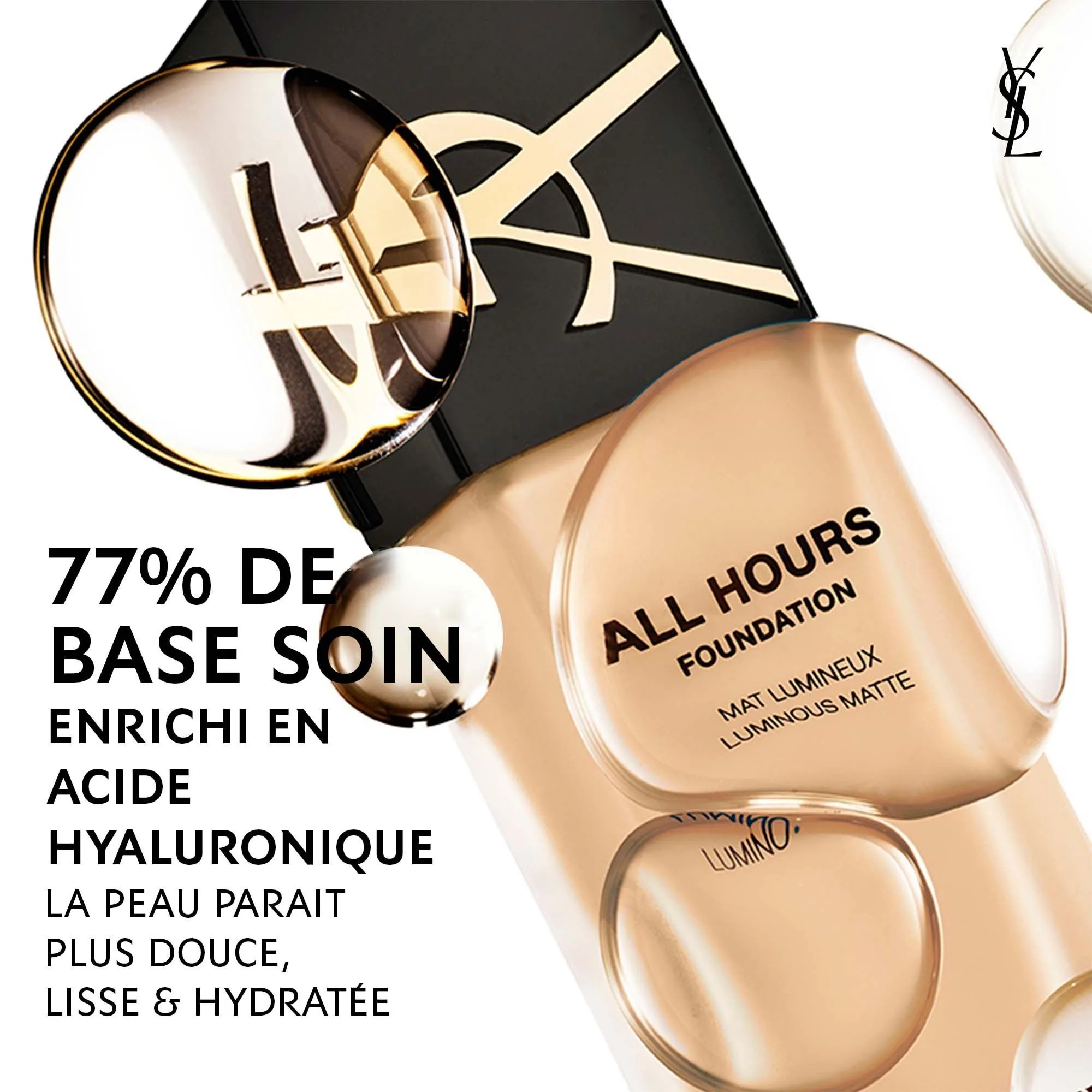  YVES SAINT LAURENT   FONDOTINTA MAT ILLUMINANTE 24H* AD ALTA COPRENZA |  - MN10