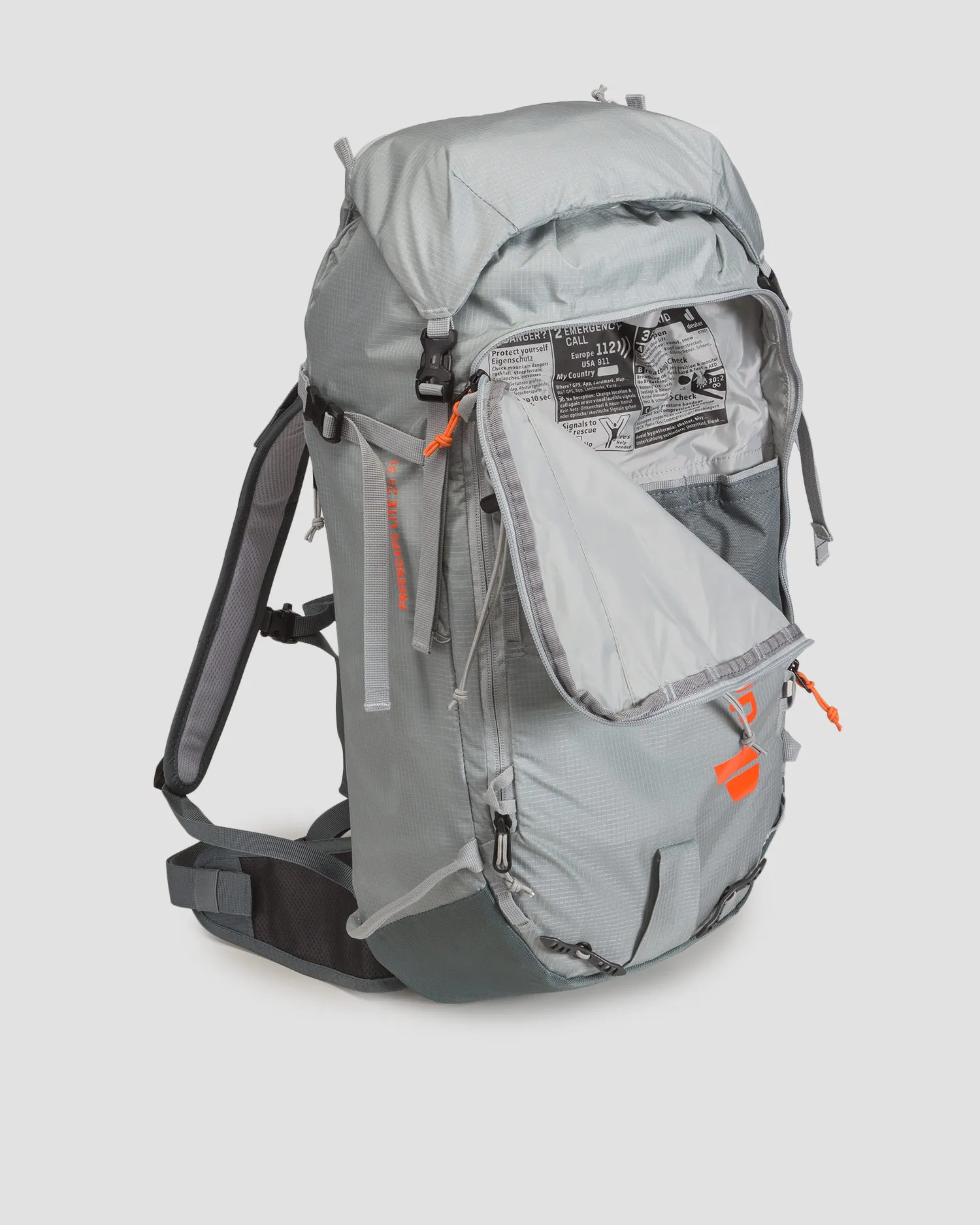Zaino grigio da donna Deuter Freescape Lite 24 SL 3300022-4419