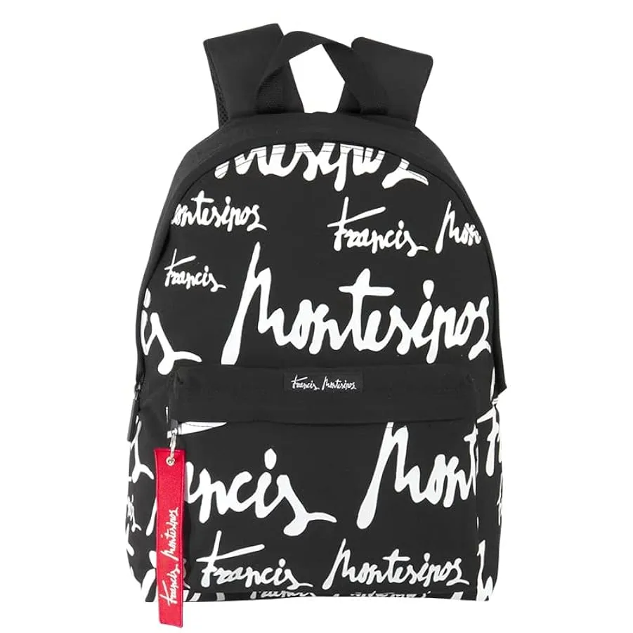 Zaino Junior per Laptop Nero FM Lettering Perona 58567 166493593