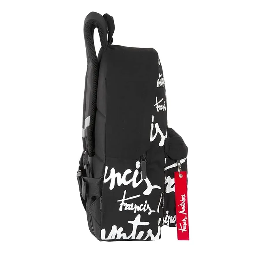 Zaino Junior per Laptop Nero FM Lettering Perona 58567 166493593
